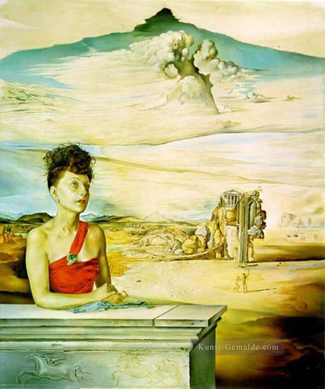 Porträt von Frau Jack Warner 1951 Surrealismus Ölgemälde